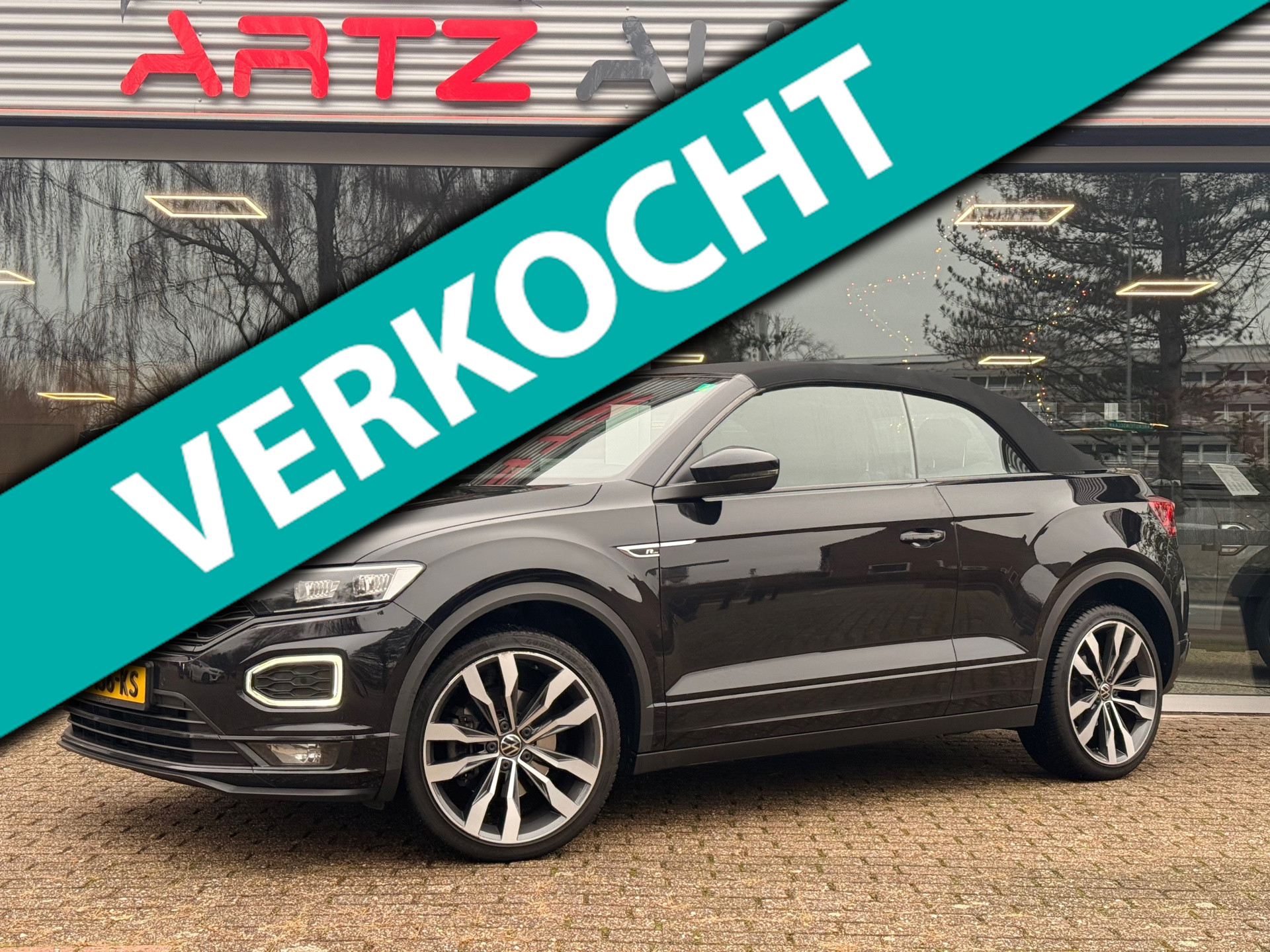 Volkswagen T-Roc Cabrio 1.5 TSI R-Line l DSG l Adapt cruise l LED koplampen > Artz Auto's